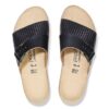 Almina Cuir naturel et synthétique Noir Almina Cuir naturel et synthétique Noir