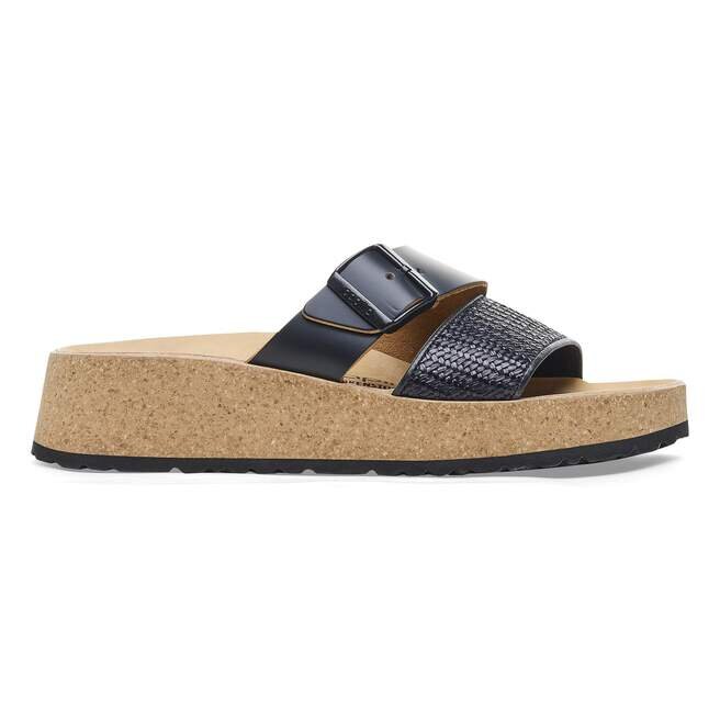 Almina Cuir naturel et synthétique Noir Almina Cuir naturel et synthétique Noir