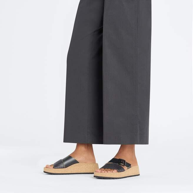 Almina Cuir naturel et synthétique Noir Almina Cuir naturel et synthétique Noir