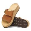 Almina en cuir nubuck couleur noyer Almina en cuir nubuck couleur noyer