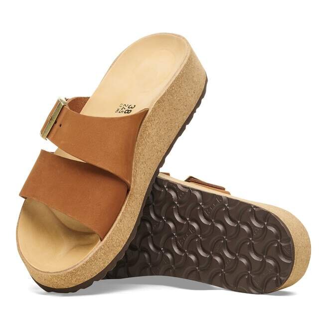 Almina en cuir nubuck couleur noyer Almina en cuir nubuck couleur noyer
