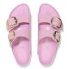 Arizona Big Buckle Cuir naturel verni ultra brillant Fondant Pink