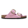 Arizona Big Buckle Cuir naturel verni ultra brillant Fondant Pink