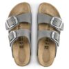 Arizona Big Buckle Cuir Nubuck Dove Gray