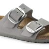 Arizona Big Buckle Cuir Nubuck Dove Gray