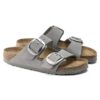 Arizona Big Buckle Cuir Nubuck Dove Gray