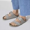 Arizona Big Buckle Cuir Nubuck Dove Gray