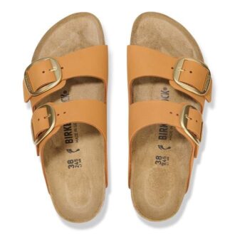 Arizona Big Buckle Cuir nubuck Orange brûlé
