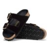 Arizona Big Buckle Passepoil Rivet Logo Tissu Velours noir Arizona Big Buckle Passepoil Rivet Logo Tissu Velours noir