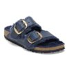 Arizona Big Buckle Shearling Cuir naturel huilé