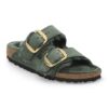 Arizona Big Buckle Shearling Cuir naturel huilé