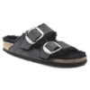 Arizona Big Buckle Shearling Cuir naturel huilé