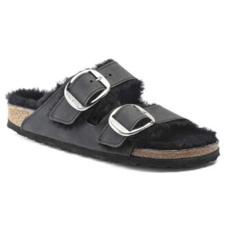 Arizona Big Buckle Shearling Cuir naturel huilé