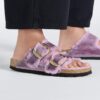Arizona Big Buckle Shearling Cuir naturel huilé
