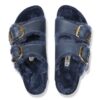 Arizona Big Buckle Shearling Cuir naturel huilé