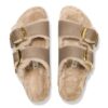 Arizona Big Buckle Shearling Cuir naturel huilé