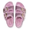 Arizona Big Buckle Shearling Cuir naturel huilé