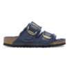 Arizona Big Buckle Shearling Cuir naturel huilé