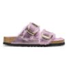 Arizona Big Buckle Shearling Cuir naturel huilé