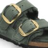 Arizona Big Buckle Shearling Cuir naturel huilé