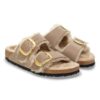 Arizona Big Buckle Shearling Cuir naturel huilé