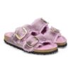 Arizona Big Buckle Shearling Cuir naturel huilé