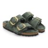 Arizona Big Buckle Shearling Cuir naturel huilé