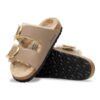 Arizona Big Buckle Shearling Cuir naturel huilé