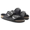 Arizona Big Buckle Shearling Cuir naturel huilé
