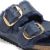 Arizona Big Buckle Shearling Cuir naturel huilé