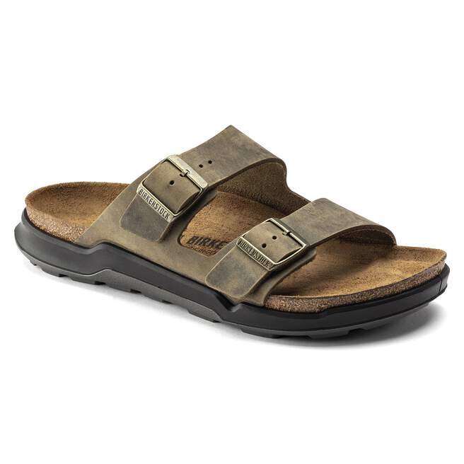 Arizona Crosstown pour homme, cuir huilé, kaki délavé Arizona Crosstown pour homme, cuir huilé, kaki délavé