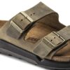 Arizona Crosstown pour homme, cuir huilé, kaki délavé Arizona Crosstown pour homme, cuir huilé, kaki délavé