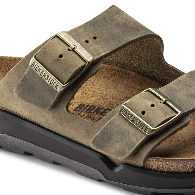 Arizona Crosstown pour homme, cuir huilé, kaki délavé Arizona Crosstown pour homme, cuir huilé, kaki délavé