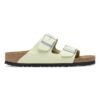 Arizona en cuir nubuck vert citron délavé Arizona en cuir nubuck vert citron délavé