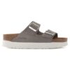 Arizona Flex Platform Cuir nubuck Gris tourterelle Arizona Flex Platform Cuir nubuck Gris tourterelle