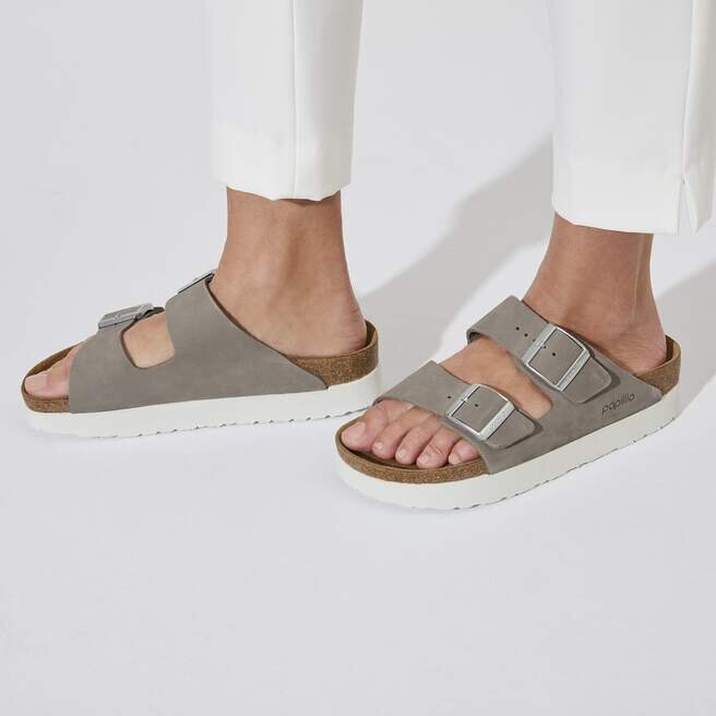 Arizona Flex Platform Cuir nubuck Gris tourterelle Arizona Flex Platform Cuir nubuck Gris tourterelle