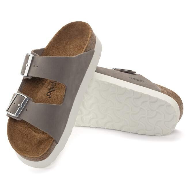 Arizona Flex Platform Cuir nubuck Gris tourterelle Arizona Flex Platform Cuir nubuck Gris tourterelle