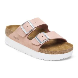 Arizona Flex Platform Cuir nubuck Rose pâle