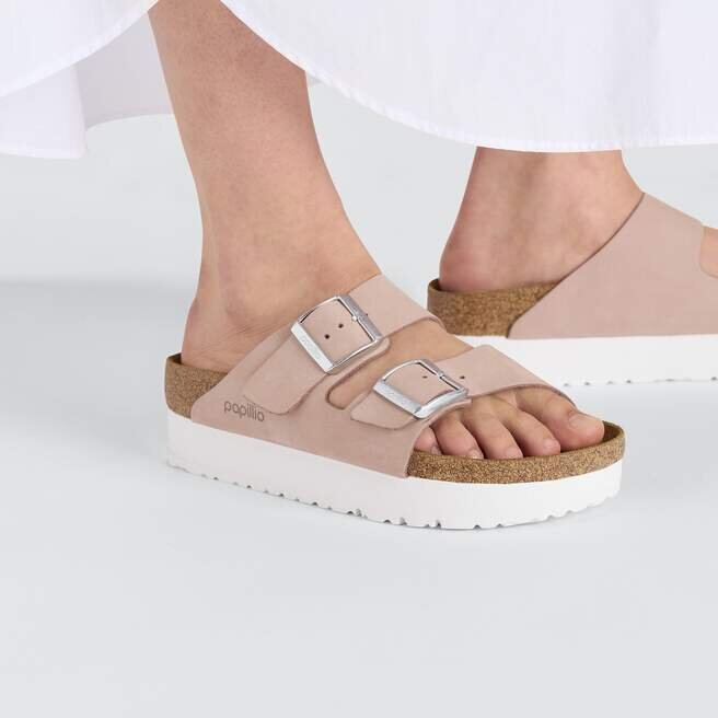 Arizona Flex Platform Cuir nubuck Rose pâle Arizona Flex Platform Cuir nubuck Rose pâle