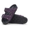 Arizona Rivets Cuir suédé Acai