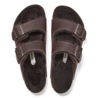 Arizona Shearling Cuir huilé Habana