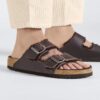 Arizona Shearling Cuir huilé Habana