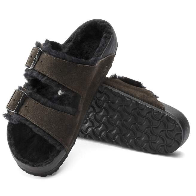 Arizona Shearling Cuir suédé fourrure Arizona Shearling Cuir suédé fourrure