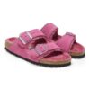 Arizona Shearling Cuir suédé-mouton Fuchsia Tulip