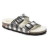 Arizona Shearling Cuir suédé – Shearling à carreaux blancs Arizona Shearling Cuir suédé – Shearling à carreaux blancs