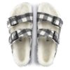 Arizona Shearling Cuir suédé – Shearling à carreaux blancs Arizona Shearling Cuir suédé – Shearling à carreaux blancs