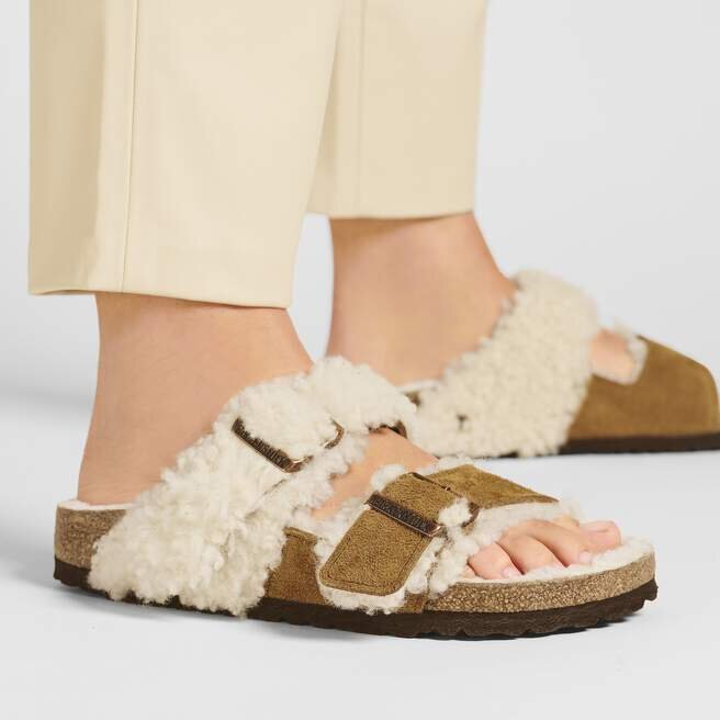 Arizona Teddy Cuir suédé fendu et fourrure Arizona Teddy Cuir suédé fendu et fourrure