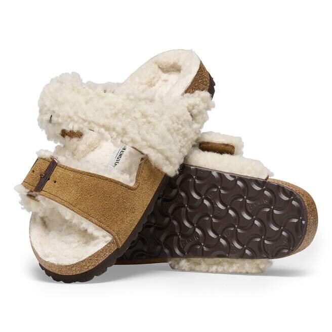 Arizona Teddy Cuir suédé fendu et fourrure Arizona Teddy Cuir suédé fendu et fourrure