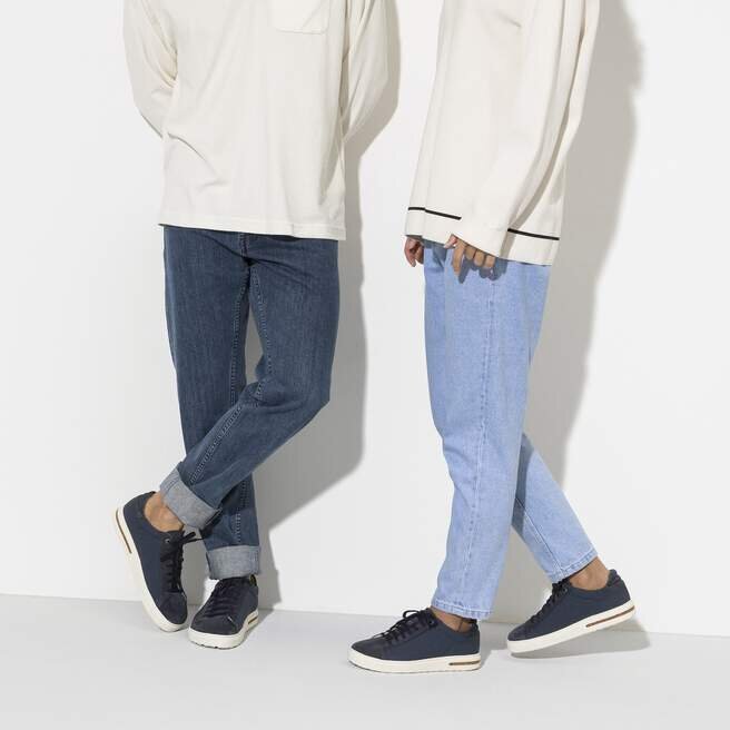 Bend Low Cuir-Textile Bleu nuit Bend Low Cuir-Textile Bleu nuit