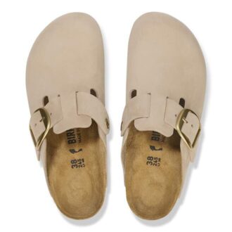 Boston Big Buckle Cuir nubuck